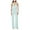 Light Blue, variant on Idoravan Sequin Jumpsuits for Women Dressy Women'S Solid Color High-Waisted Sleeveless Off-The-Shoulder Sequin Slim Long Sequin Romper