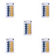 thumbnail image 3 of Bewildely 10 ganchos adhesivos para pared: elegante, fuerte capacidad de carga, fácil instalación, gancho autoadhesivo, azul oscuro y amarillo. Type2 NO2, 3 of 6
