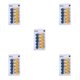 thumbnail image 3 of Gancho de pared de gran capacidad de carga Yuarrent 10 piezas colgador multifuncional azul oscuro + amarillo, 3 of 6