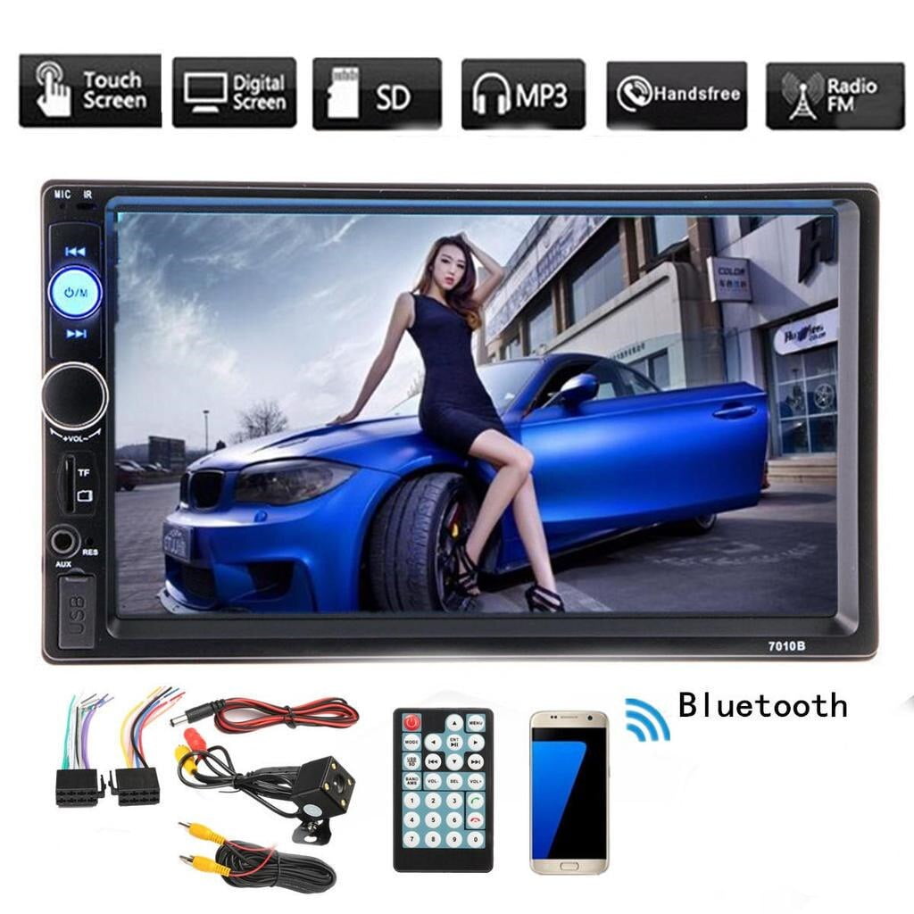 7'' HD Touch Screen Car Video Stereo MP5 MP3 Player FM Bluetooth Rearview Camera