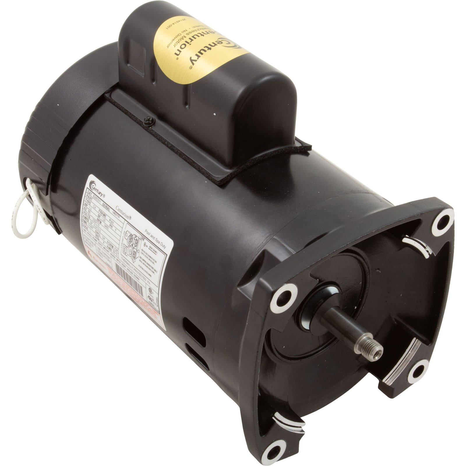 Pool Pump Motor, Century, 1.0hp, 115/230v, 1Spd, 56YFr, SQFL, Uprate