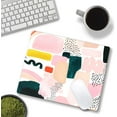thumbnail image 4 of Mouse Pad, Abstract Color Block Art Mouse Pad, Square Cute Mouse Mat Waterproof Mousepad Non-Slip Rubber Base Mouse Pads for Office Laptop, 4 of 6
