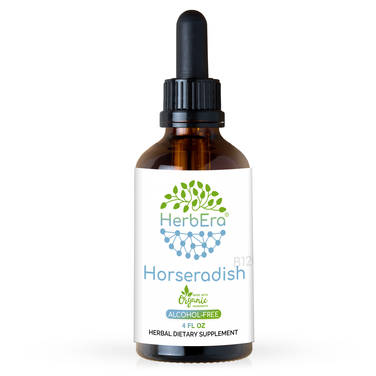Horseradish AlcoholFREE Herbal Extract Tincture, SuperConcentrated