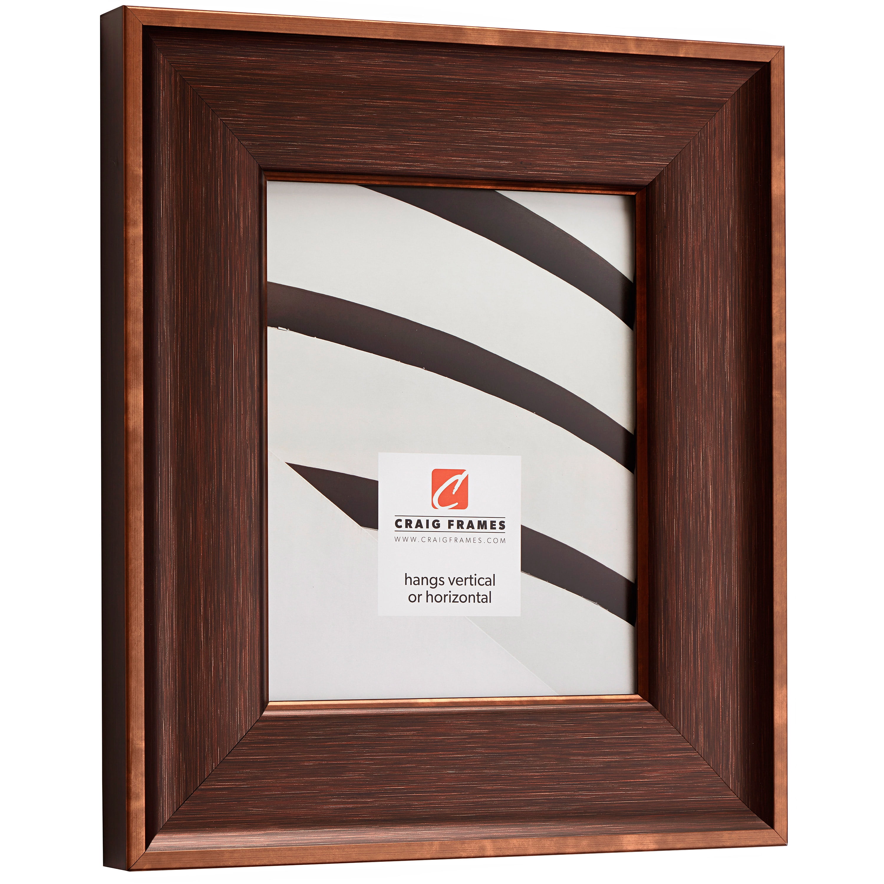 Craig Frames Resilience Wide, 22x28 inch Distressed Bronze Picture Frame Matted for a 18x24 Photo