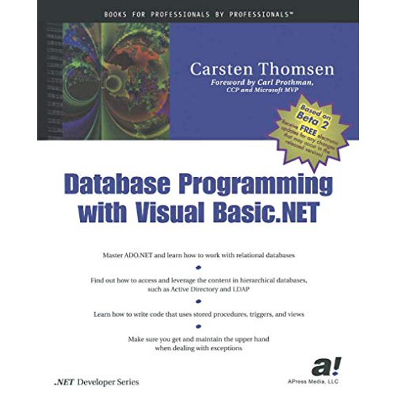 Pre-Owned Database Programming with VB.NET (Paperback) by Carsten Thomsen, Carl Prothman