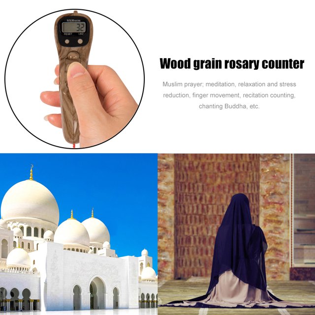 Juguete de juego de dedo de borla de contador de rosario electrónico digital para meditación (4) Likrtyny Para estrenar
