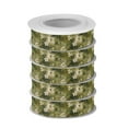 thumbnail image 2 of 5 Rolls Christmas Ribbon 1.5 inch Wide Decorative Ribbon for Gift Wrapping and Holiday Decorations Aabstract Camouflage Pattern, 2 of 7