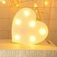 thumbnail image 4 of Inteprter Luz de modelado fiesta romántica corazón encantador iluminación decorativa multiusos DIY lámpara luminosa aniversario dormitorio hogar Kits de decoración para fiestas Inteprter HA070347-00, 4 of 6