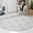 thumbnail image 2 of SAFAVIEH Montauk Caleb Geometric Diamond Cotton Area Rug, Light Blue, 3' x 5', 2 of 9