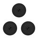 thumbnail image 1 of Injueey Revestimiento de freidoras de aire reutilizables Antiadherente Silicona Resistente al calor Almohadilla antideslizante Cesta Olla Pan Alfombrilla Negro 8 pulgadas 3piezas Injueey CBP000343, 1 of 6