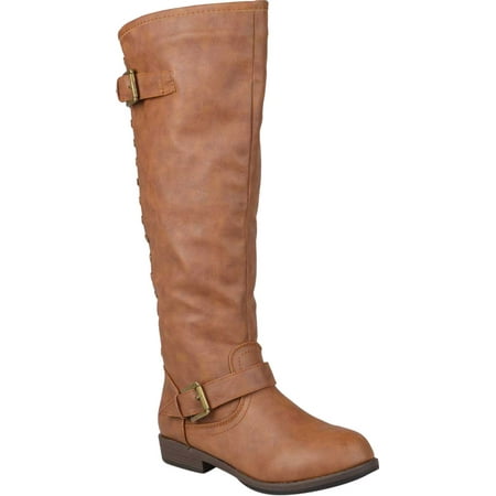 

Women s Journee Collection Spokane Wide Calf Chestnut Faux Leather 11 M