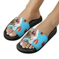 thumbnail image 5 of GZHJMY Stylish Slides for Women Men, Cat and Strawberry Collage Soft Flexible Slip-on Sandals Slippers, 5 of 7