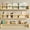 Natural Wood, variant on Upgraded Thick Floating Shelves, Solid Wood Bookshelf for Wall, Floating Book Shelves Use as Wall Shelves for Bedroom, Living Room, Kitchen, Books, Spice Rack & Decor – Dark Walnut Brown
