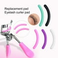 thumbnail image 1 of opvise 30 Pcs/Box Eyelash Curler Pad High Elastic Soft Curved Design Fitted Eye Shape Eyelash Silicone Refill Pad with Storage Box Women Supply, 1 of 8