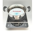 thumbnail image 2 of Sunwealth stainless steel 4.44 quart induction Soup pot with glass lid 21.5x12cm, 2 of 5