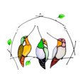 thumbnail image 1 of Suncatcher Window Hangings Multicolor Birds on a Wire Birds Stained Leyfeng  Inicio colgante, 1 of 7