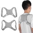 thumbnail image 1 of Back Corrector, Posture Corrector Belt Breathable Adjustable OK Cloth  For Any Occasion ,Gray, 1 of 8