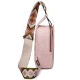 thumbnail image 3 of Bolsa Riñonera de moda para mujer, bandolera de cuero bohemio, cremallera informal (rosa) Likrtyny  Para Estrenar, 3 of 9