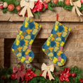 thumbnail image 6 of Picia Retro Boho Elephants Pattern Christmas Stockings, 18 Inches Knit Christmas Stockings, Stockings Christmas Cable Knitted Xmas Hanging Stockings, 6 of 7