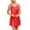 Womens Red Nightgowns Clearance, variant on OSFVNOXV Short Chemise Nightgowns for Women Silky Pajamas Spaghetti Strap Lace Trim Breathable Sleepwear Nightwear