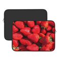 thumbnail image 3 of Bingfone Strawberry Red Laptop Sleeve Case 15 Inch, 360° Protective Computer Carrying Bag, 3 of 9