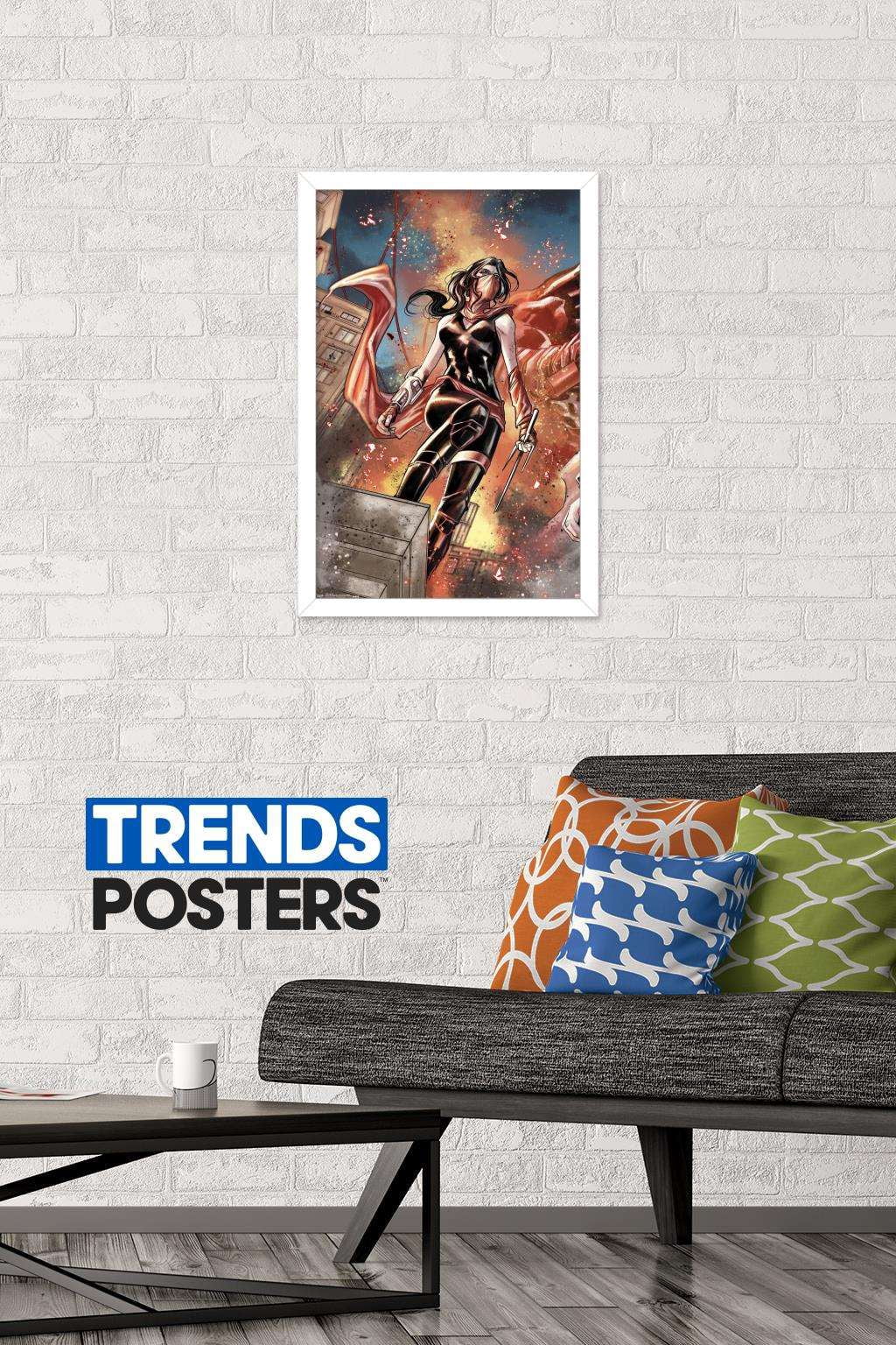 Marvel Comics - Elektra - Cover #1 Wall Poster, 14.725" x 22.375", Framed
