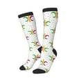 thumbnail image 2 of Balery Mardi Gras Carnival1 Fun Novelty Socks Men'S Women'S Crew Socks Funny Crazy Novelty Socks Quirky And Cool Socks, 2 of 9