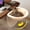 Cream, variant on Foldable Cat Bed for Desks, Space-Saving Semi-Circular Pet Perch with Sunken Design, Soft Faux Rabbit Fur, Desktop Mount for Cats Up to 40 Lbs