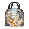 thumbnail image 6 of Tom And Jerry Portable Lunch Bag, Insulated Lunch Box Reusable Lunch Totes Bag For Camping Hiking Travel Picnic, 6 of 8