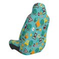 thumbnail image 4 of Lsque Trucks And Excavators Pattern Car Seat Covers for Front Seats , Waterproof Seat Covers for Cars, Sporty Front Seat Covers,Car Seat Cover Protector Front Seats, 4 of 5