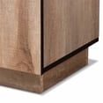 thumbnail image 6 of Baxton Studio Patton Modern and Contemporary Natural Oak Finished Wood 3-Door Dining Room Sideboard Buffet, 6 of 6