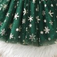thumbnail image 5 of Christmas Dress Kids Girls Wedding Tulle Dresses Princess High Low Beaded Pageant Prom Birthday Party Evening Dance Ball Gown Green A 4-5 Years, 5 of 7