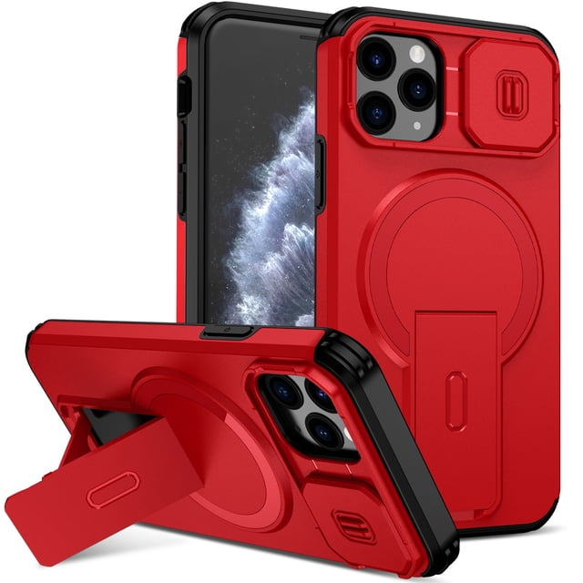 Funda GANGXUN para iPhone 12 Pro Max – Magnética Antigolpes con Soporte y Protección Doble