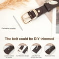 thumbnail image 6 of 2 Pack Women Leather Belt, Fashion Ladies Belt with Pin Buckle for Jeans Pants, 6 of 7