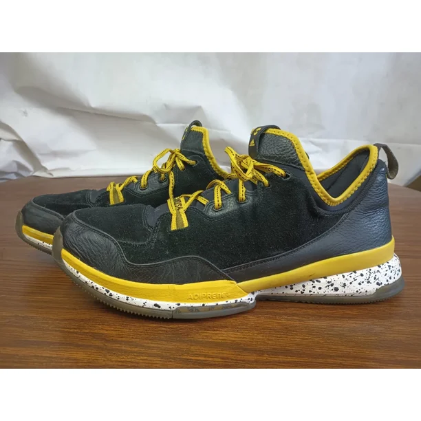 Men's Sz 15 Oaklandish X Adi - das D Lillard 1 Black Athletic Shoes