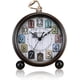 thumbnail image 1 of 4" Silent Metal Alarm Clock Morning, Retro Alarm Clock Sound, Battery Operated Electromechanical Alarm Clock, Desk Clock (Vintage), 1 of 5