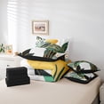 thumbnail image 5 of Feelyou Teen Geometric Stripes Twin Bedding Sets 7-Piece, Minimalst Minimalism Bedding Comforter Set, Chic Abstract Ombre Reversible Sheet Sets, Super Cozy Room Decor, 5 of 7
