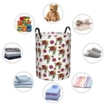 thumbnail image 6 of ZICANCN Flowers Flora Laundry Basket Organizer , Dirty Clothes Hamper for Bathroom Kids Girls Boys Laundry Hamper Small, 6 of 8