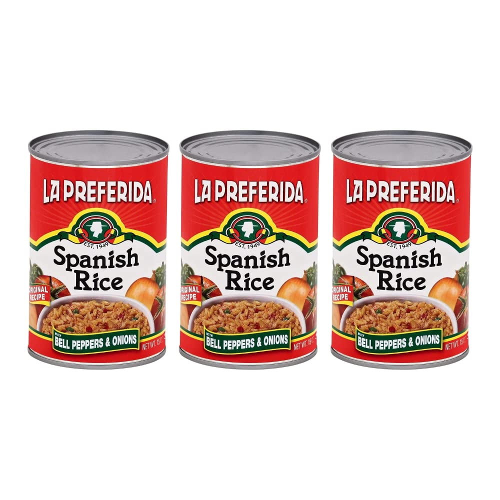 La Preferida Canned Spanish Rice Quick & Easy, Robust Sauce of