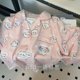 thumbnail image 3 of Pijama de Chiikawa de dibujos animados de Anime Kawaii para mujer, pantalones cortos de manga corta finos de verano, conjunto de ropa para el hogar, pijama estampado, regalo, 3 of 5