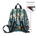 thumbnail image 5 of FORMRS Kids School Backpack with Front Zippered Pocket 12" Student Travel Daypack, Retro Tree, 5 of 6