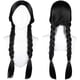 thumbnail image 1 of Wednesday Wig Addams Cosplay Heat Resistant Synthetic Hair Carnival Halloween Party Props, 1 of 3