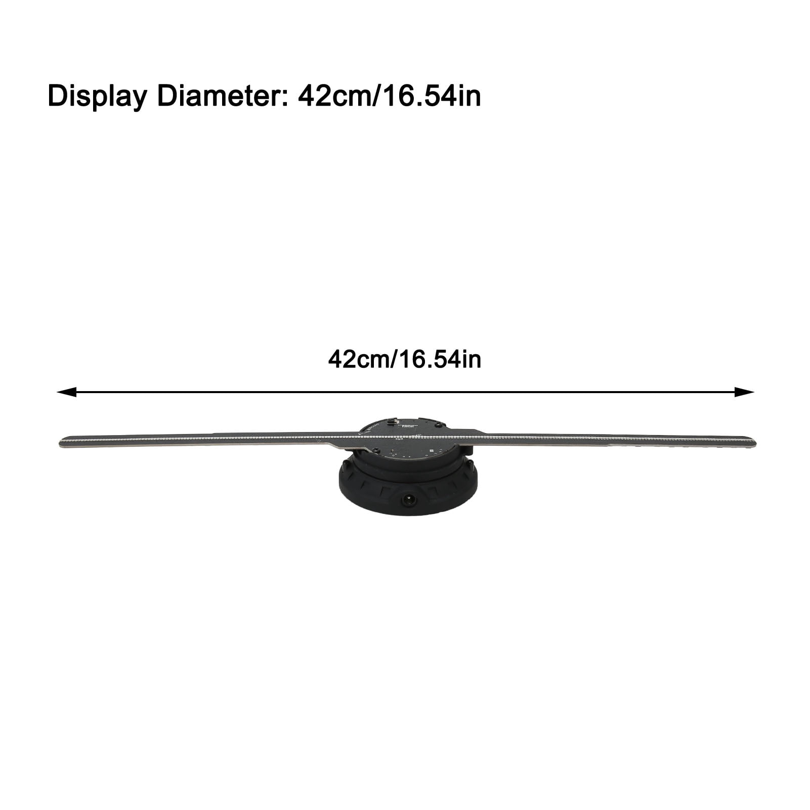 3D Hologram Fan 512x234P Resolution 234 LED Beads 16.5in Hologram Advertising Machine for Party Shop 100?240V AU Plug