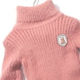 thumbnail image 4 of ROHUUQUE Little Boys Ribbed Turtleneck Sweater Knit Solid Color Long Sleeve Christmas Pullover for Winter Outdoor 01-Pink, 4 of 6