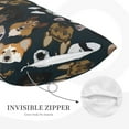 thumbnail image 5 of EasygdpDogs Polyester Fiber Double-Sided Pillowcase,Super Soft,Comfortable And Luxurious Pillowcase,Not Easy To Break Or Deform- 16"X24", 5 of 9