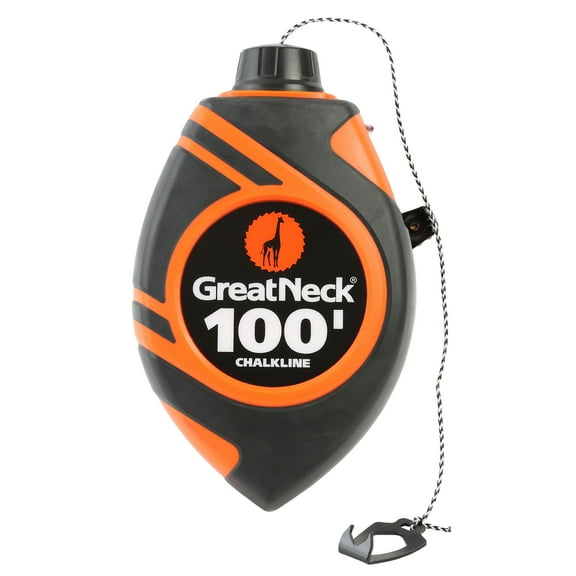 GreatNeck Chalk Reel, 6-to-1 Gear Ratio, 100'
