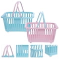 thumbnail image 4 of MIANGASTORE 2Pcs Fruit Vegetable Basket Handheld Shopping Basket Sundries Storage Baskets, 4 of 9