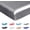 Light Gray, variant on LUVCMFT Silk Satin Fitted Sheet, Silky Soft Fitted Bottom Sheet, Luxury & Ultra Bedding Fitted Sheet Single Bottom Bed Sheets, Wrinkle Free Bedding(Pillowcase not included)