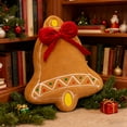 thumbnail image 1 of Christmas Gingerbread Pillow Cushion A Holiday And NewYear's Gift, 1 of 7