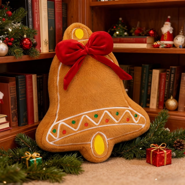 Christmas Gingerbread Pillow Cushion A Holiday And NewYear's Gift
